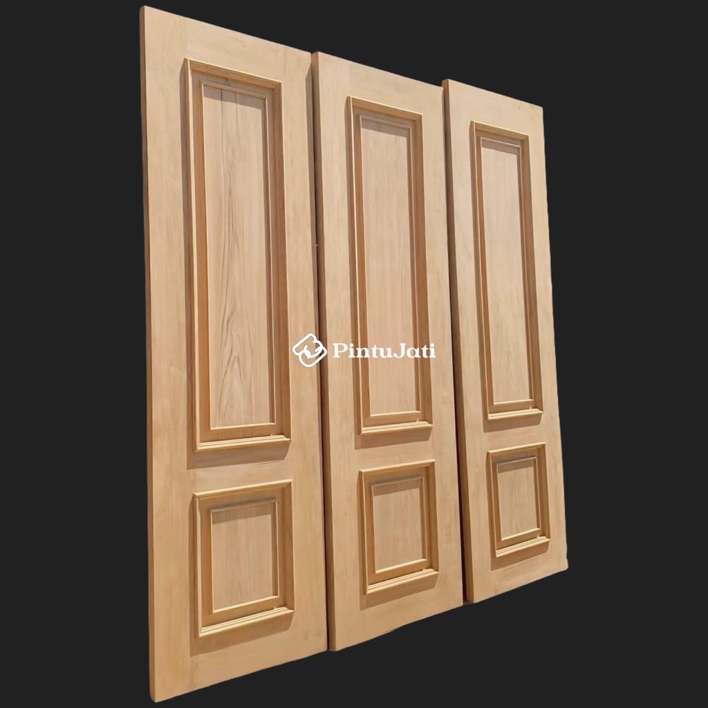 Pintu Kamar Minimalis Elegan Model Sepanjang Masa Panel Solid Tanpa Sambung