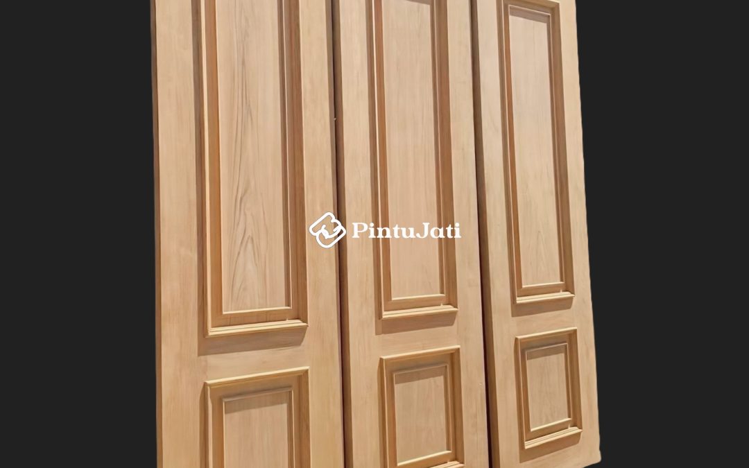 Pintu Kamar Minimalis Elegan Model Sepanjang Masa Panel Solid Tanpa Sambung