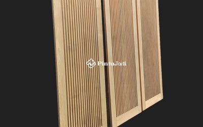 Pintu Kamar Minimalis Lis Lurus Model Modern Terkini (PJ-06)