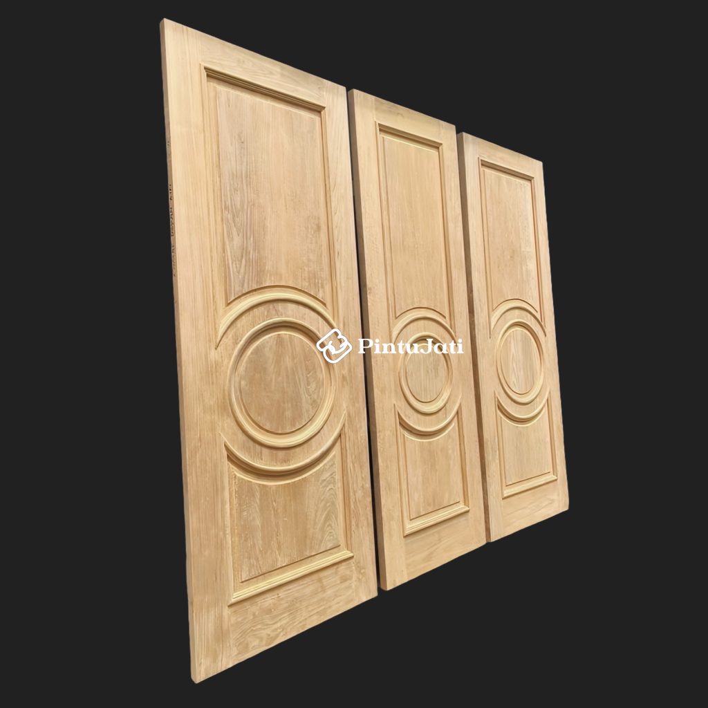 Pintu Kamar Tidur Minimalis Panel Tengah Bundar