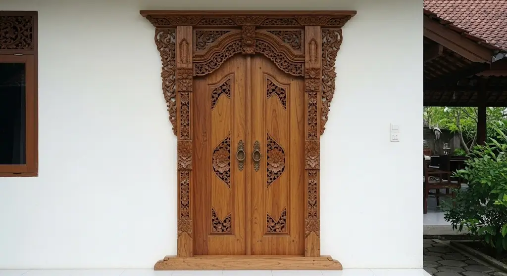 Ciri-Ciri Pintu Jati Asli Jepara Jangan Sampai Salah Pilih!