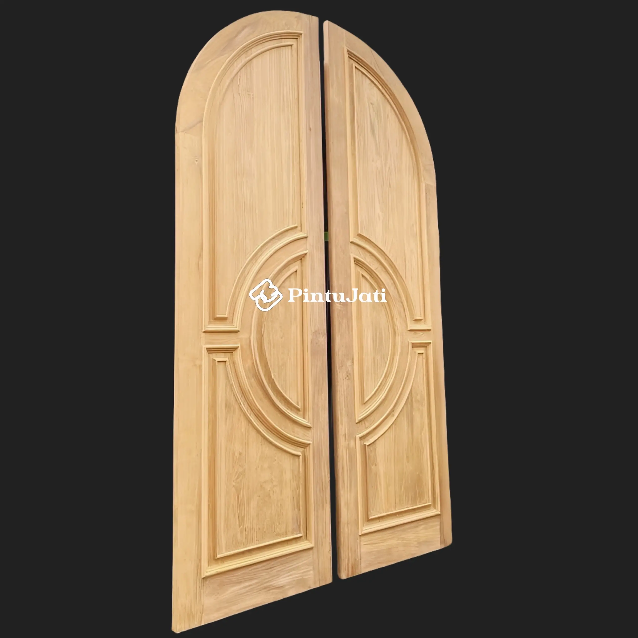 pintu jati 2 pintu