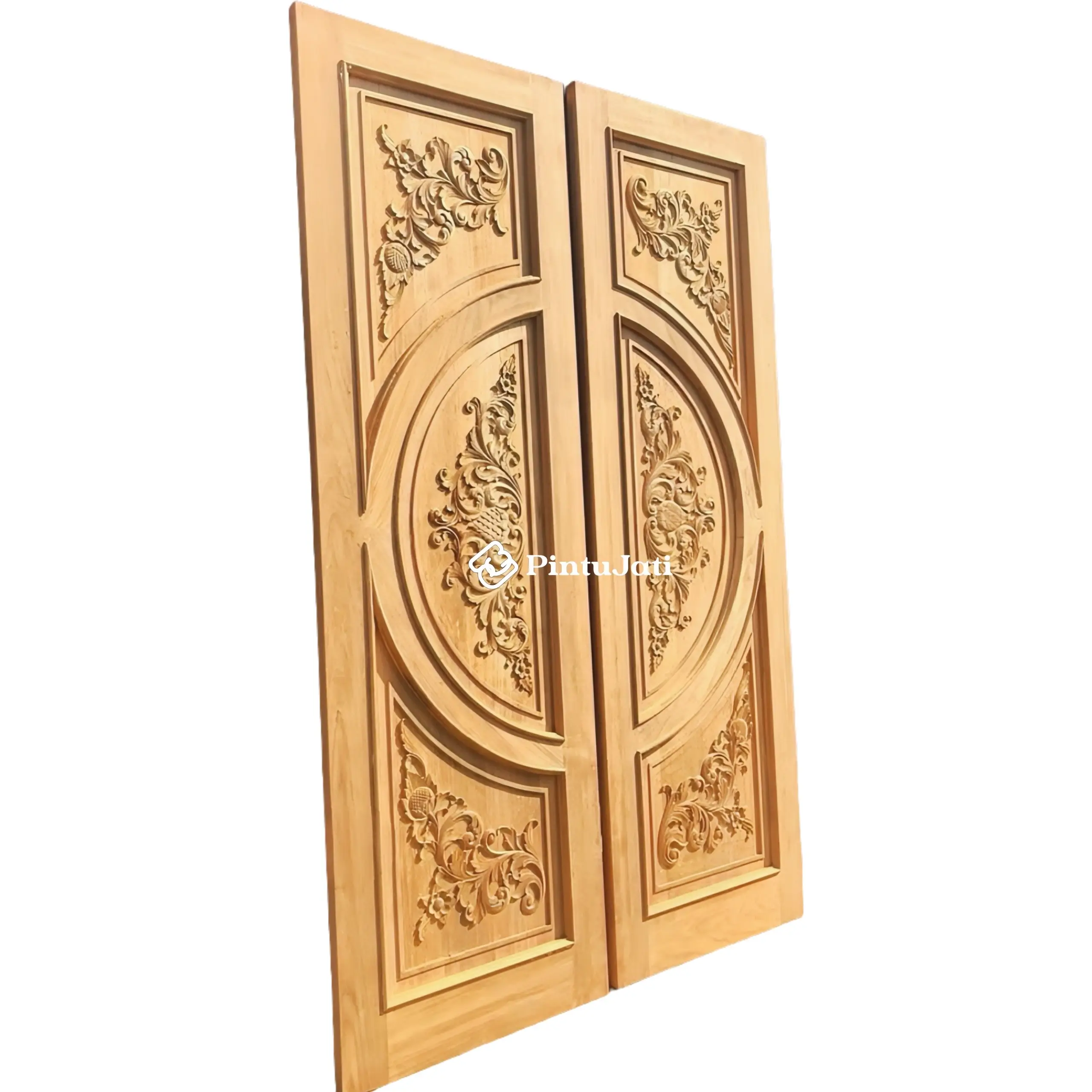 pintu jati ukir