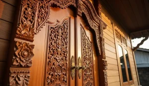 Ciri Khas Pintu Jati Ukir Jepara