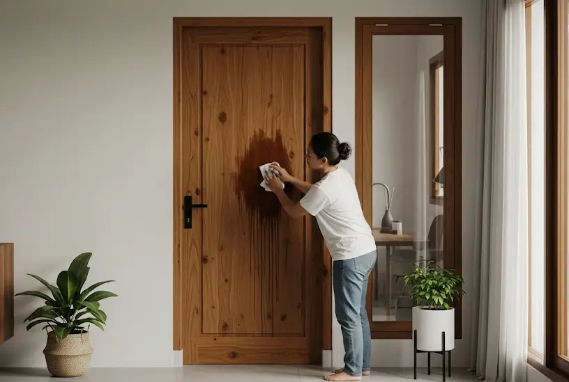 cara Membersihkan Noda pada Pintu Jati cara Membersihkan Noda pada Pintu Jati