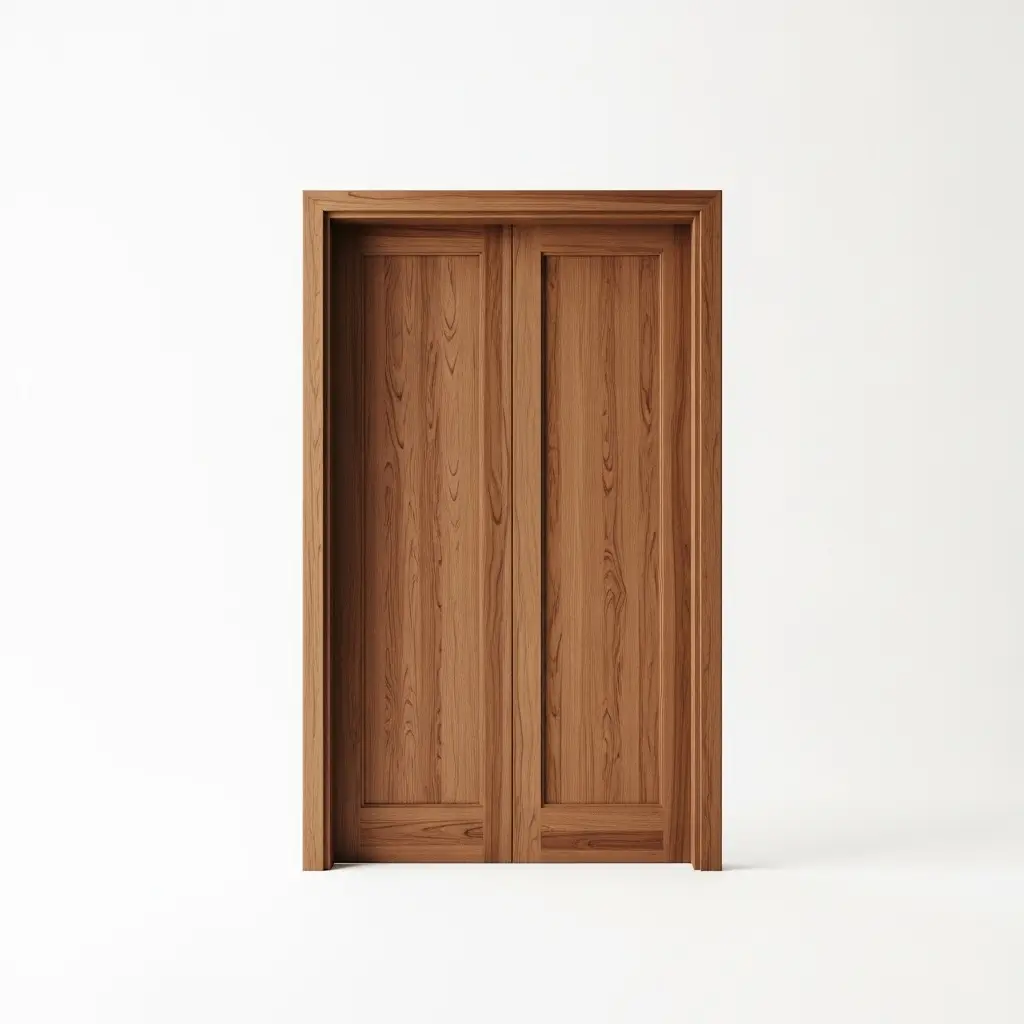 pintu jati minimalis 2 pintu