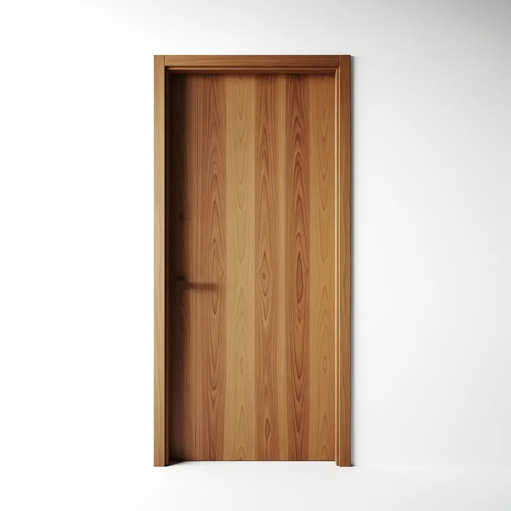 pintu jati minimalis polos