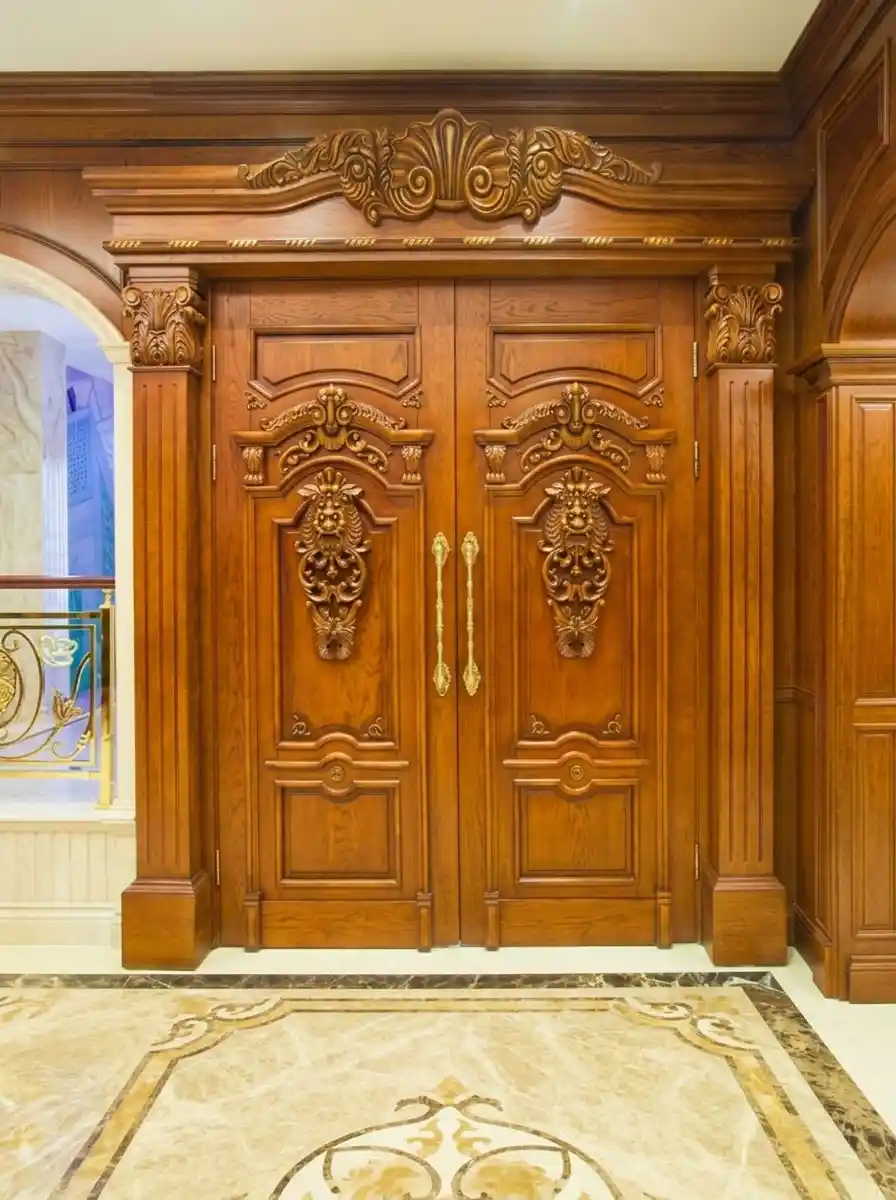 Model Pintu Kupu Tarung Ukir Jepara Terbaru