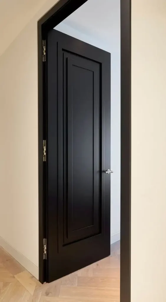 warna cat pintu jati Hitam Doff