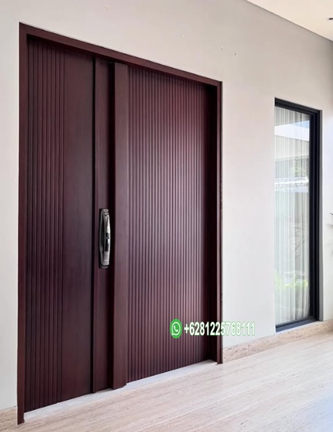 Pintu Jati Modern